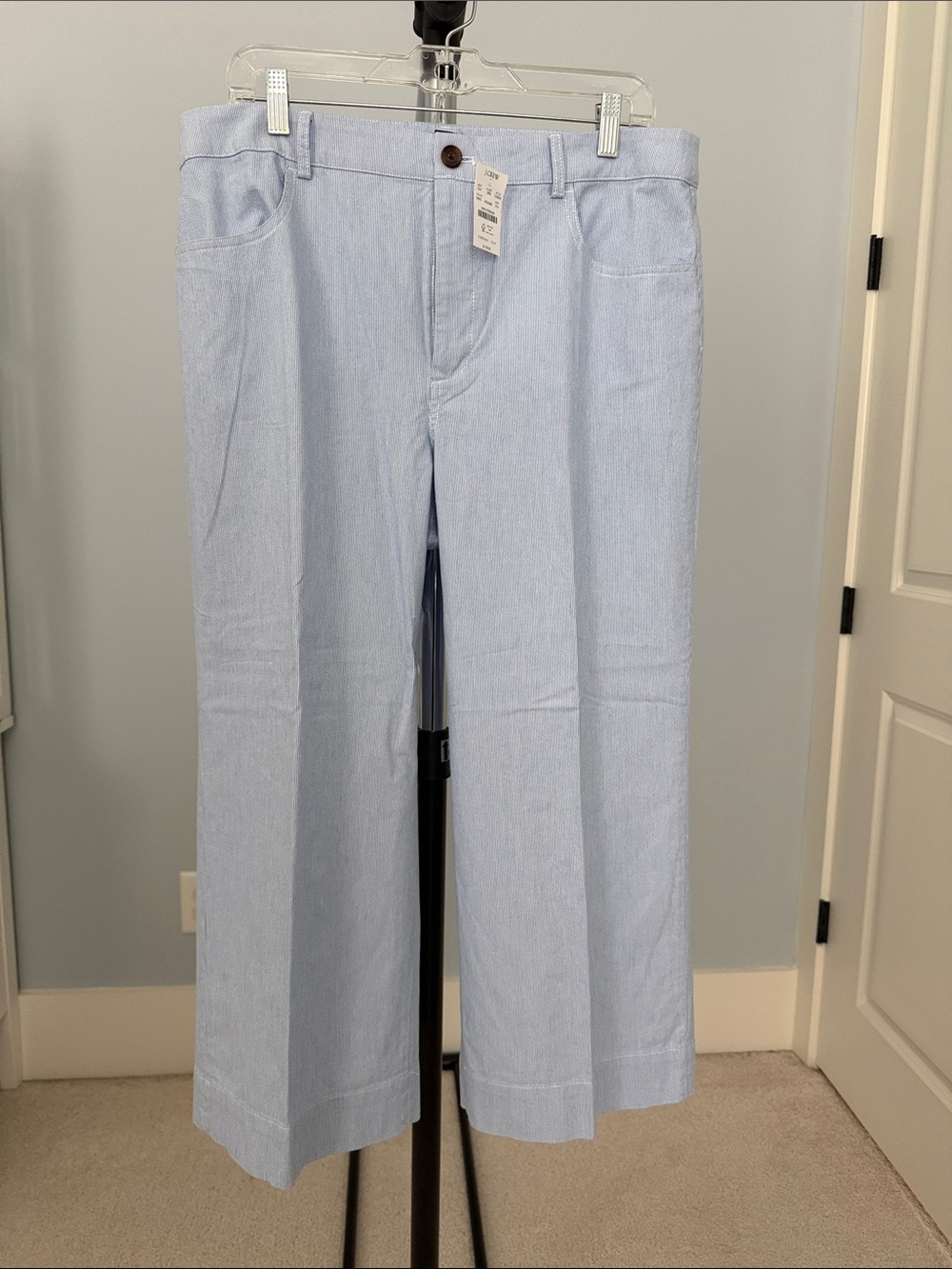 J. Crew Light Blue Wide Leg Pants